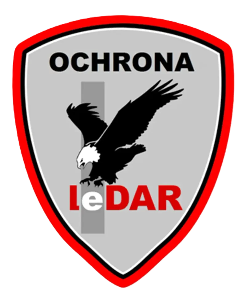 LEDAR - logo orła, symbol ochrony